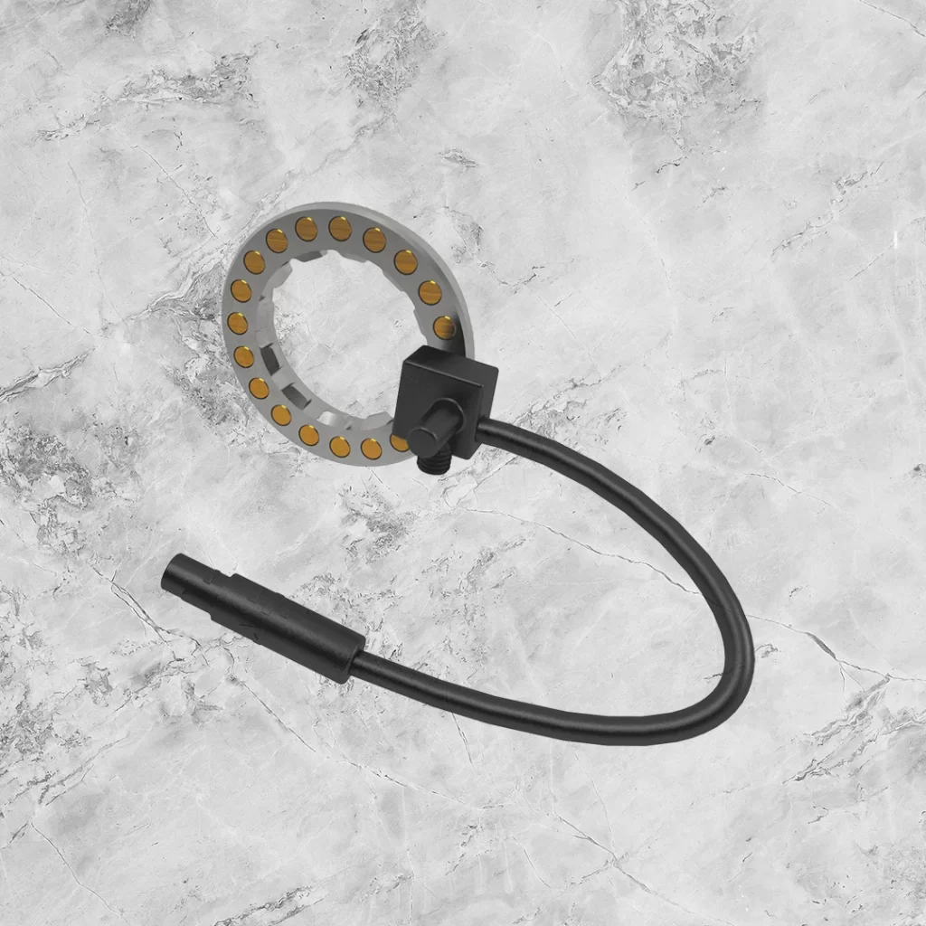 PAS Sensor in rear hub ensures smooth, progressive support, ideal for comfort and urban riding.